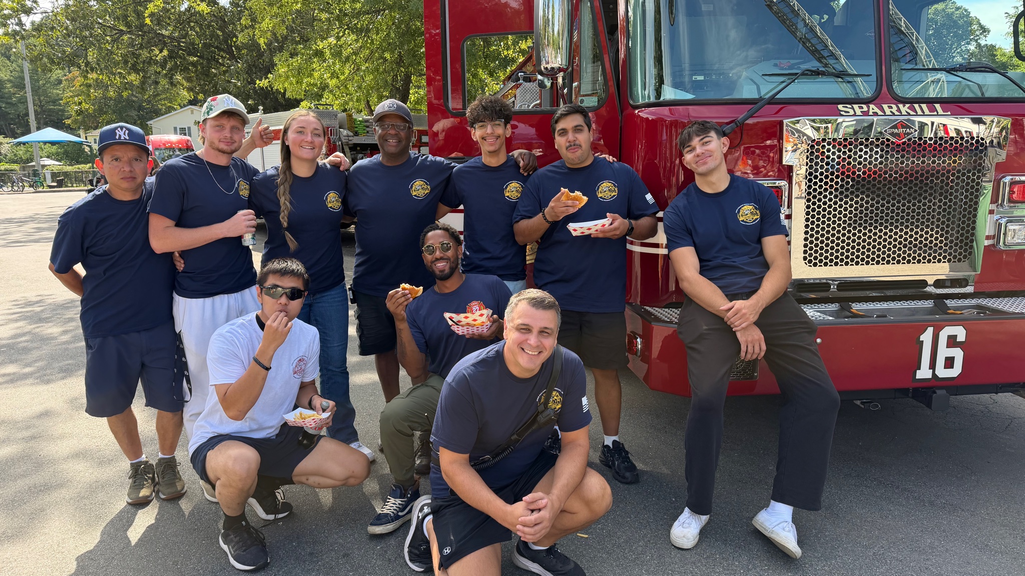 John Paulding Engine Company firefighters at Day in the Park